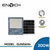 สปอร์ตไลท์โซล่าเซลล์ LED ENRICH GUNDAM+ 200W